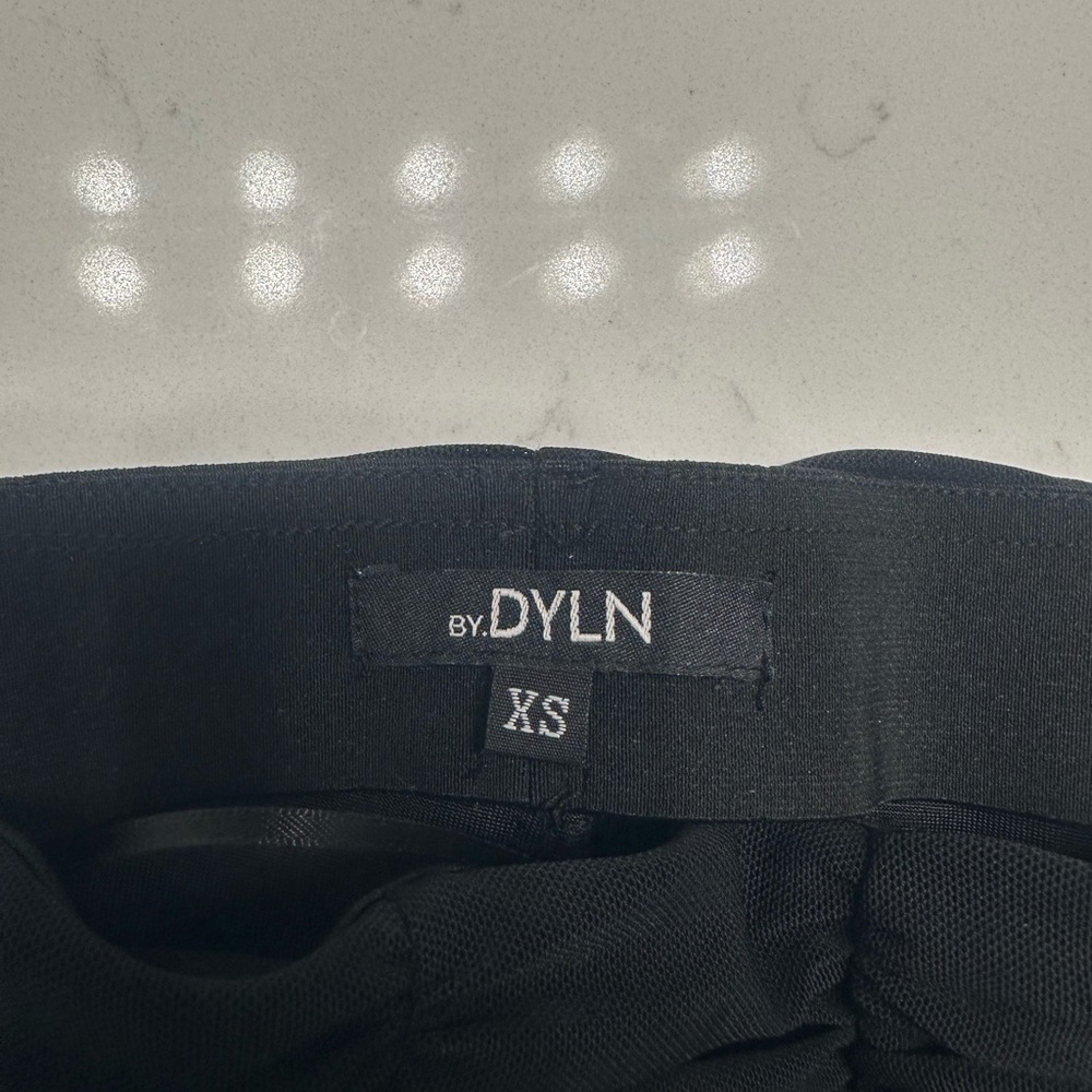 Black Ruched Women's Pants - Picture 2 of 2